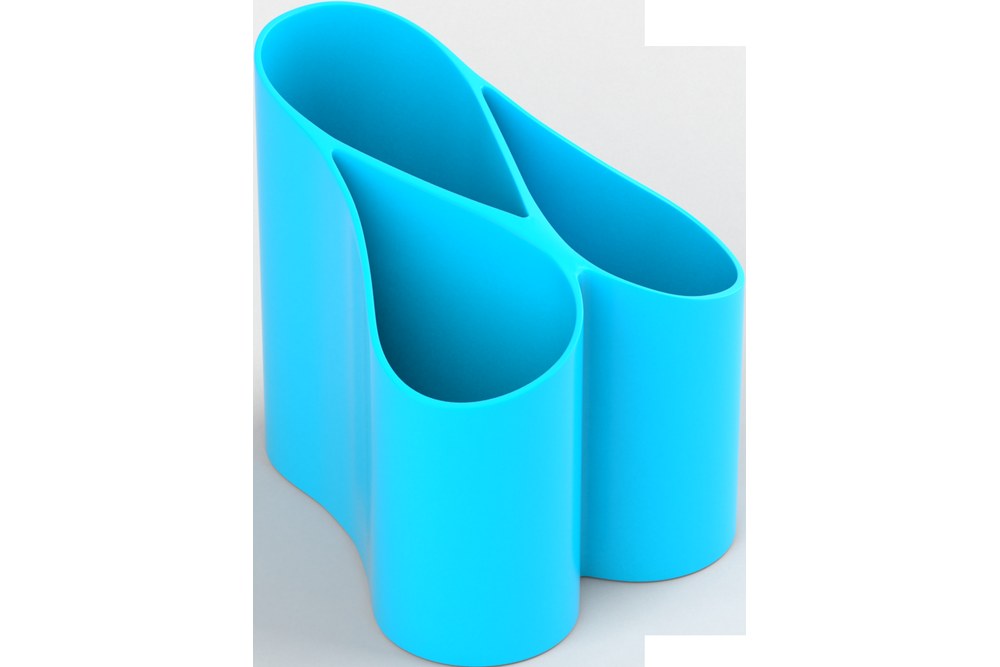 Design Stifthalter -bedruck-blaut