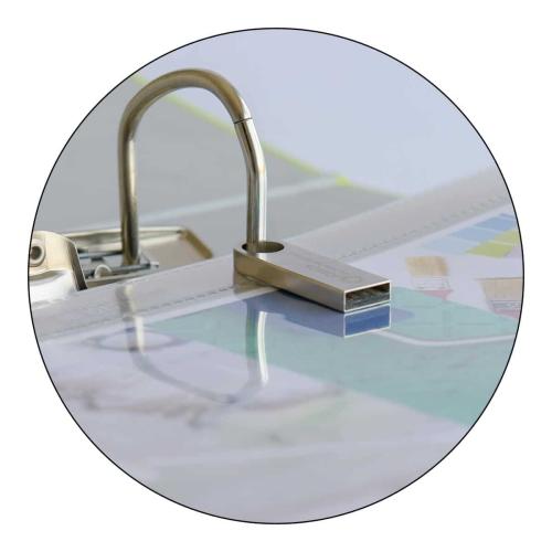Metall USB Stick für Ornder