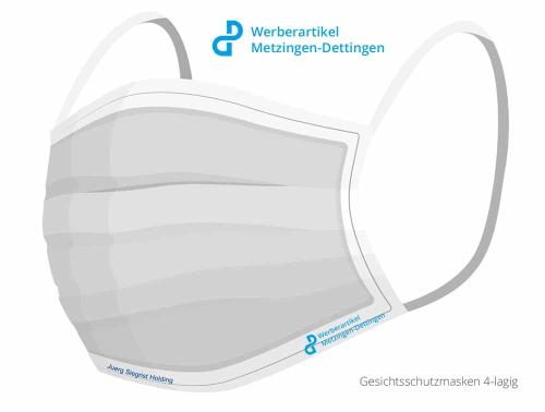 Juerg Siegrist AG - Schutzmaske Gesichtsmaske Atemschutzmaske KN95 4-lagig FFP2