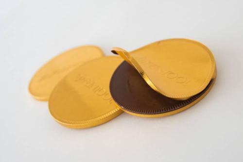 schokoladenmünzen-gold-feintool-logo-juerg-siegrist-ag