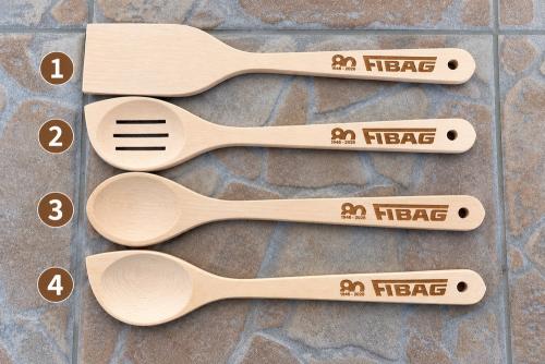 Kochlöffel Buchenholz individuell mit Ihrem Logo gravieren