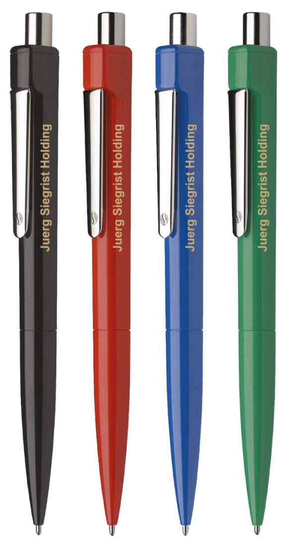Elegante Metall-Kugelschreiber Set – Ergonomisch, Mit Clip, Schreibfarbe Blau/schwarz, 1 Mm Spitze
