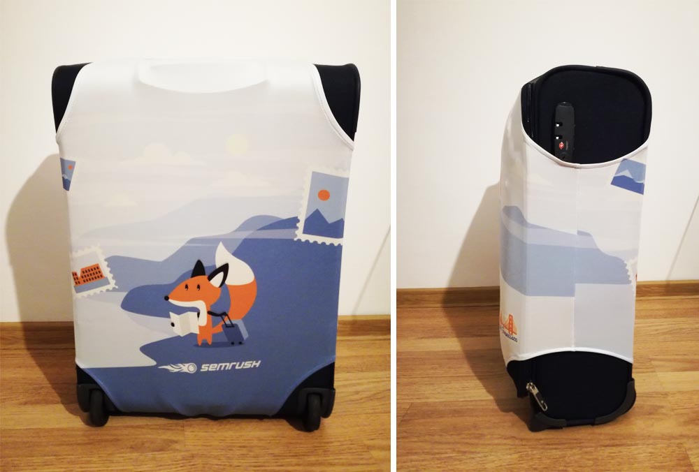 Waschbare Kofferschutzhülle L (26-28 Zoll) - Elastischer Kofferbezug Aus Polyester | Staubdicht