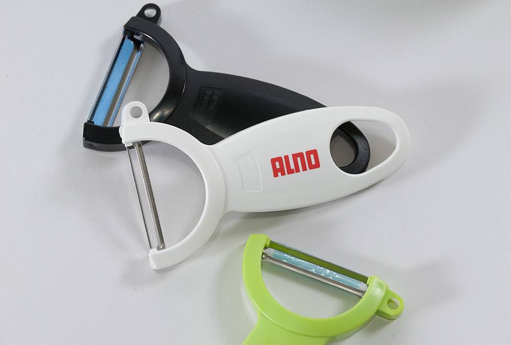 Sparschäler Swiss Peeler bedruckt