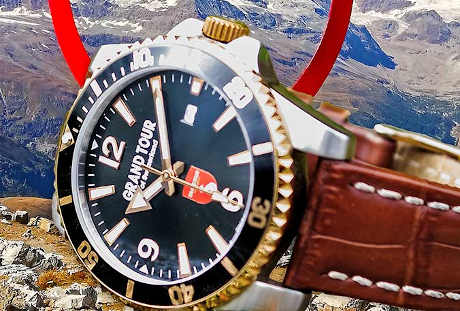 Le Temps Armbanduhr mit Logo bedruckt Swiss Made – Juerg Siegrist AG Werbeartikel