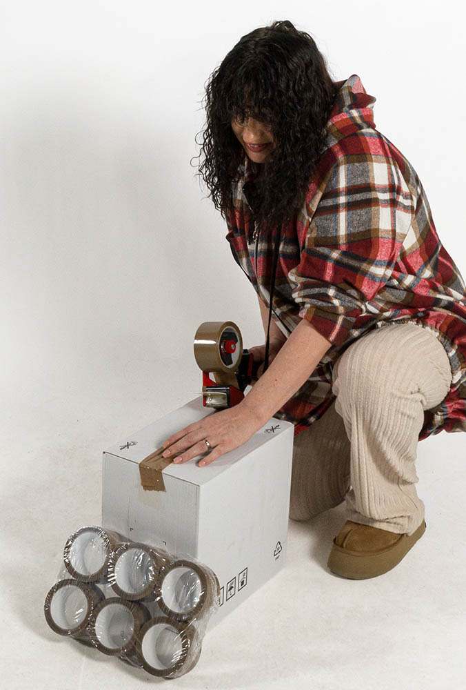 Braunes Klebeband/Packband mit oder ohne Aufdruck – Jürg Siegrist AG Werbeartikel