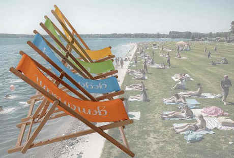 Liegestühle/Klappstühle mit Logo bedruckt – Juerg Siegrist AG Werbeartikel