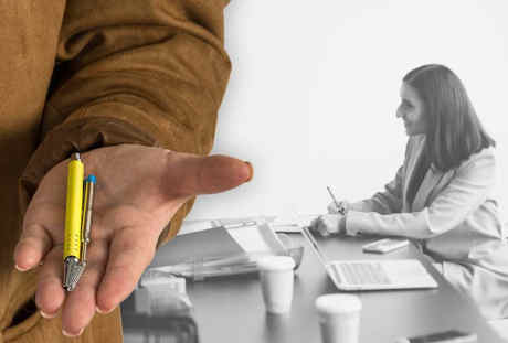 Kugelschreiber aus Stahl farbig lackiert und bedruckt – Juerg Siegrist AG Werbeartikel