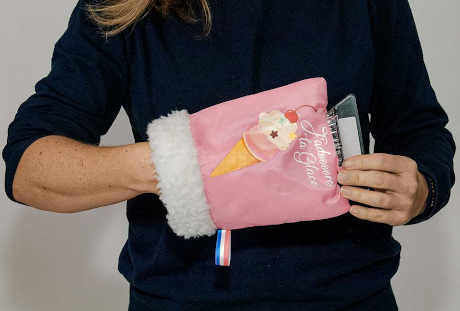 Eiskratzer Handschuhe Modell Sherpa bedruckt – Juerg Siegrist AG Werbeartikel